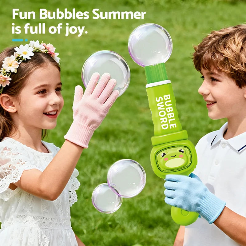 Magische Nebel-Bubble-Maschine für Kinder- mit Handschuhen