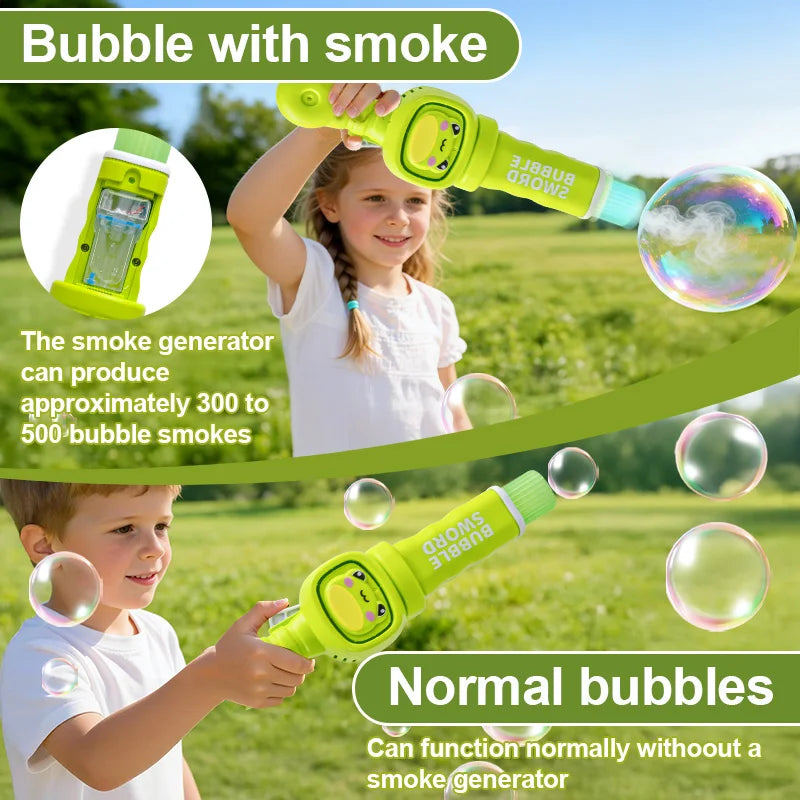 Magische Nebel-Bubble-Maschine für Kinder- mit Handschuhen