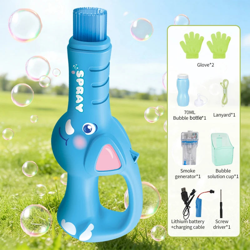 Magische Nebel-Bubble-Maschine für Kinder- mit Handschuhen