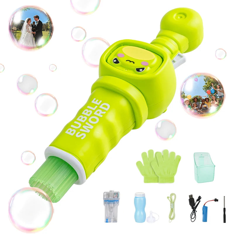 Magische Nebel-Bubble-Maschine für Kinder- mit Handschuhen