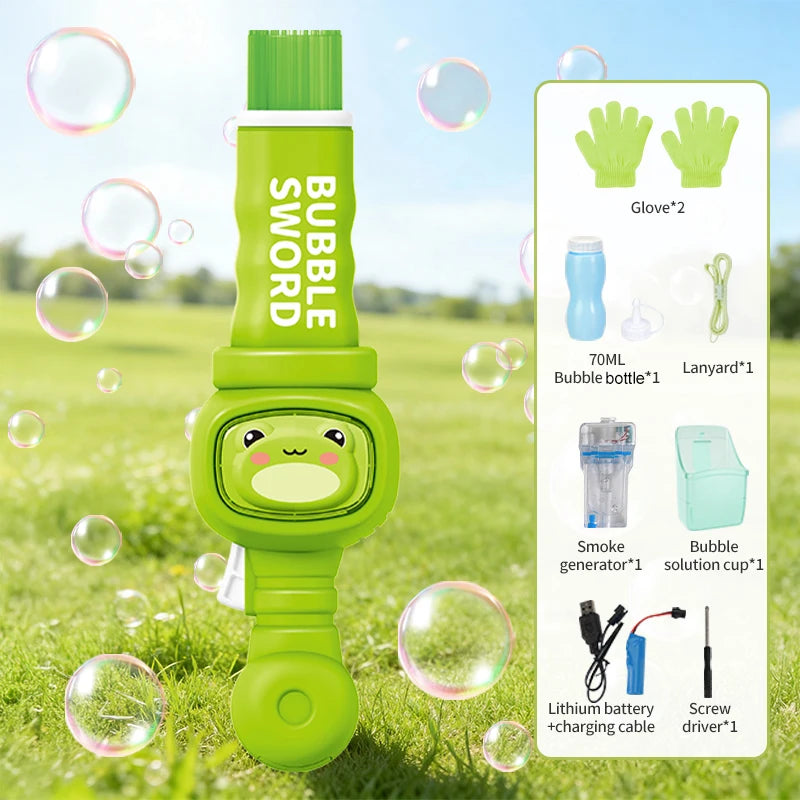 Magische Nebel-Bubble-Maschine für Kinder- mit Handschuhen