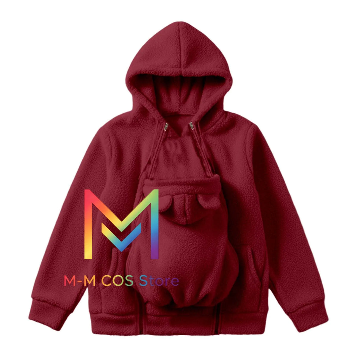 2-in-1 Fleece Hoodie mit Babytrage - Warmer Damen Hoodie